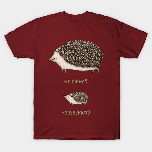 Hedgehog Hedgesprog T-Shirt by Sophie Corrigan